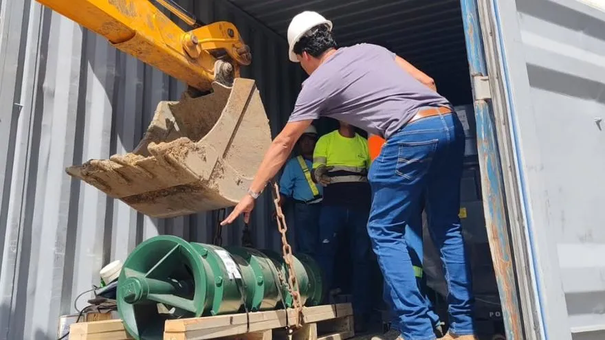 Trabajos en la potabilizadora de El Silencio en Bocas del Toro.