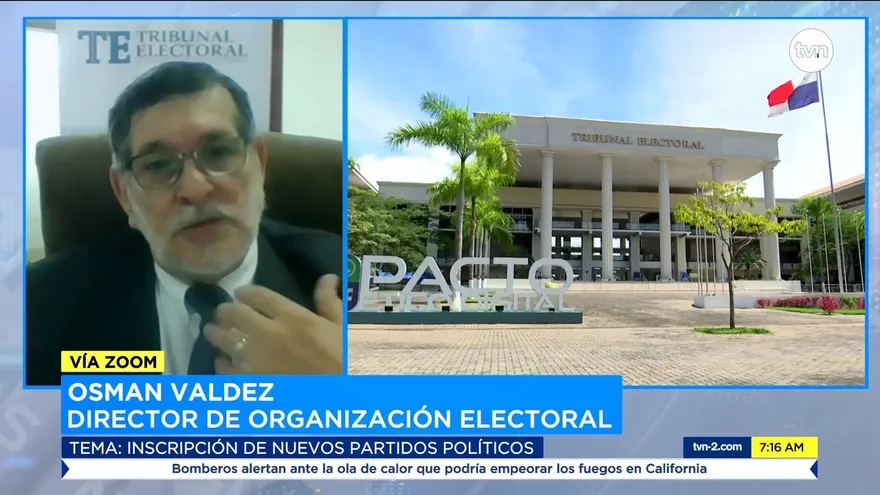 Director de Organización Electoral explica sistema biométrico