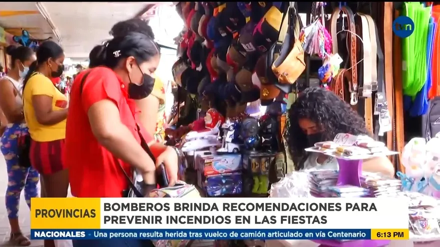 Bomberos de Coclé dan recomendaciones para prevenir quemaduras