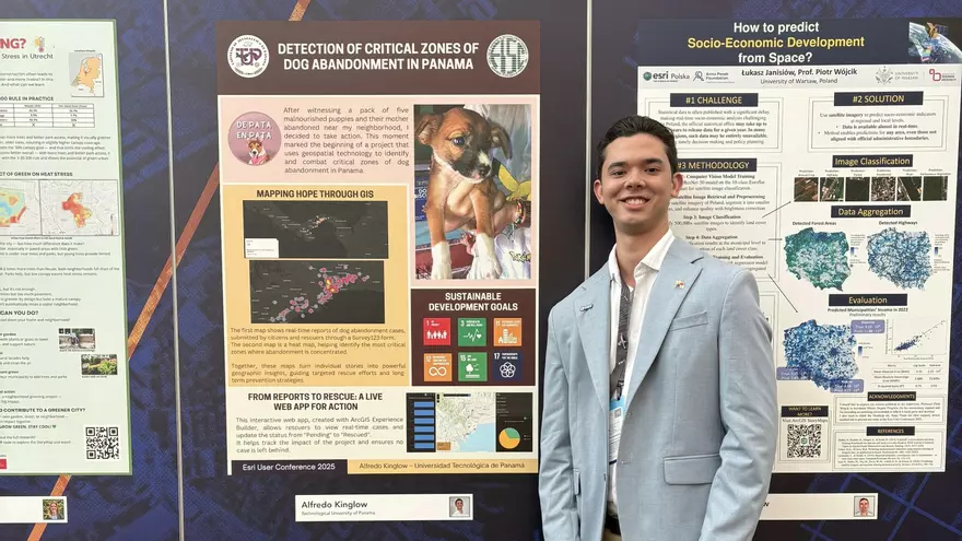 Proyecto de Alfredo Kinglow fue seleccionado para formar parte de la Galería de Mapas de la Esri User Conference en Estados Unidos.