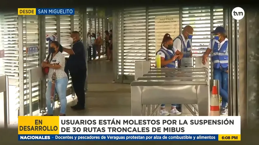Usuario de metrobús en San Miguelito dan su opinión sobre cambios en troncales
