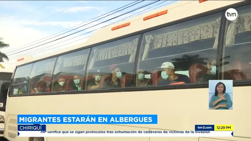 Nicaragüenses llegan a Chiriquí para continuar con su traslado hacia su país