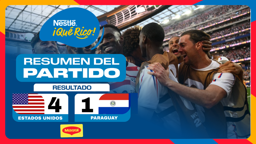 Mundial 2026 | Resumen completo del partido Estados Unidos 4-1 Paraguay