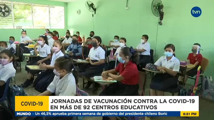 Más de 92 escuelas fueron habilitadas para jornadas de vacunación en Chiriquí