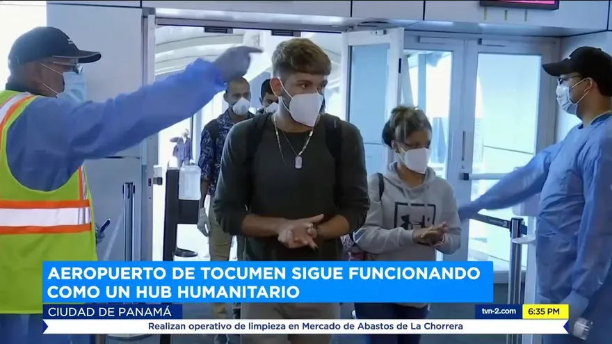 Aeropuerto de Tocumen sigue funcionando como un hub humanitario