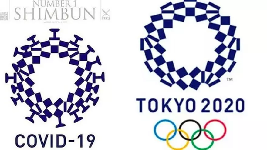 Polémica por un logo de Tokio-2020 similar a imagen del coronavirus