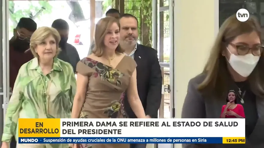 Primera Dama habla sobre la condición del presidente Laurentino Cortizo