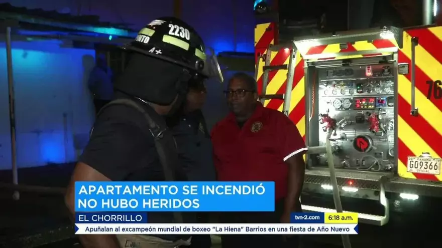 Se incendia apartamento en El Chorrillo
