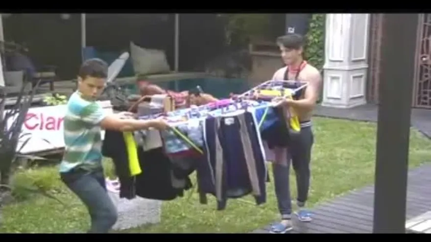 Día de lavar y tender la ropa