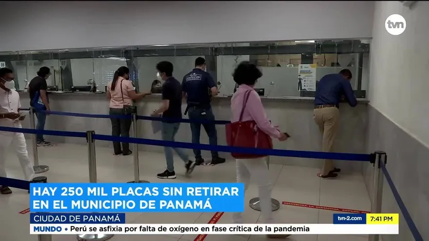 Hay 250 mil placas sin retirar en el Municipio de Panamá