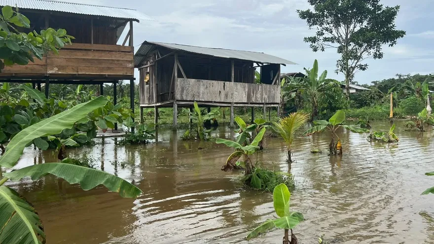 Zonas de inundaciones en Bocas del Toro.