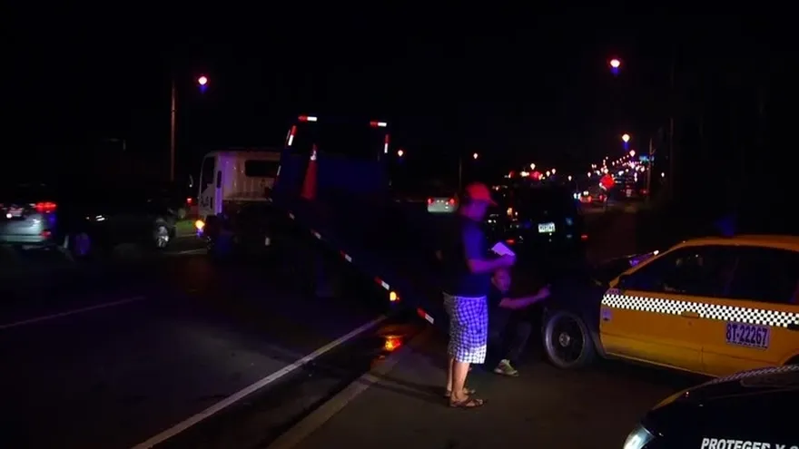 Cuatro accidentes de tránsito en la capital