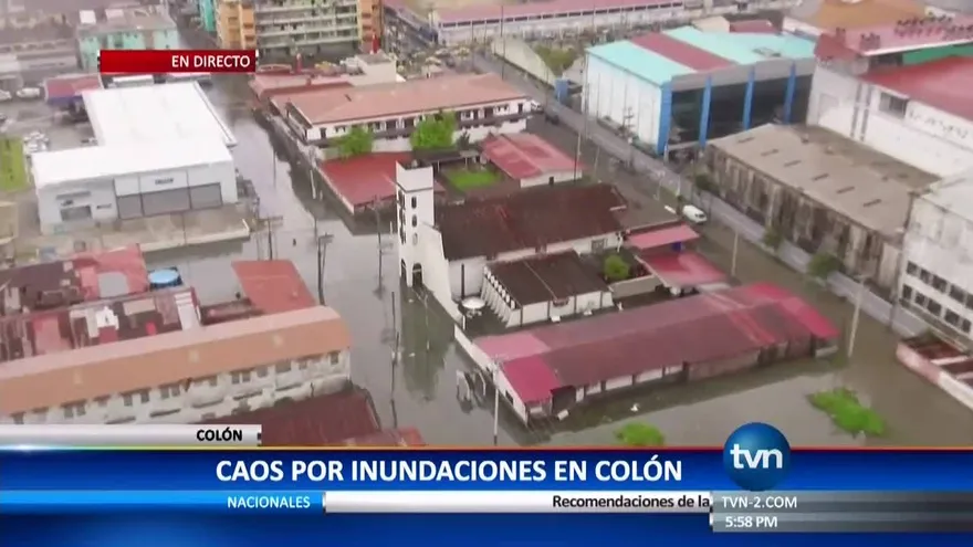 Fuertes inundaciones afectan la provincia de Colón