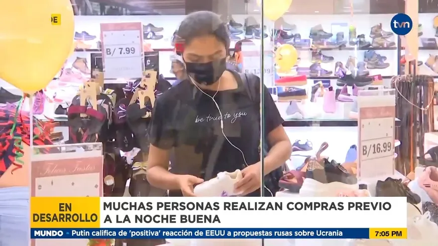 Últimas compras previo a la nochebuena