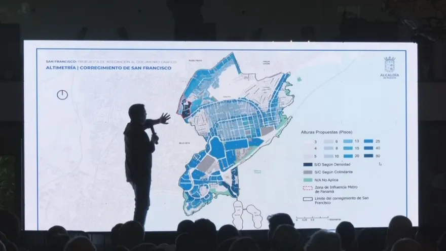 Zonificación en el corregimiento de San Francisco
