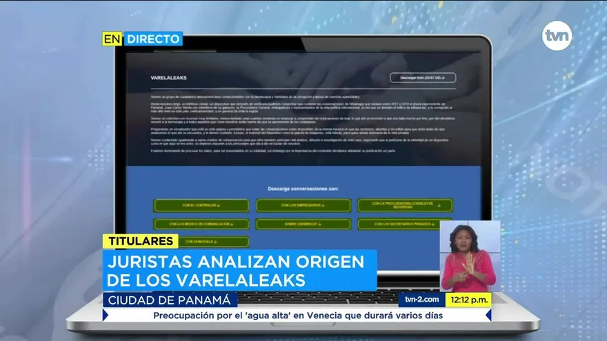 Juristas analizan origen de los 'Varelaleaks'