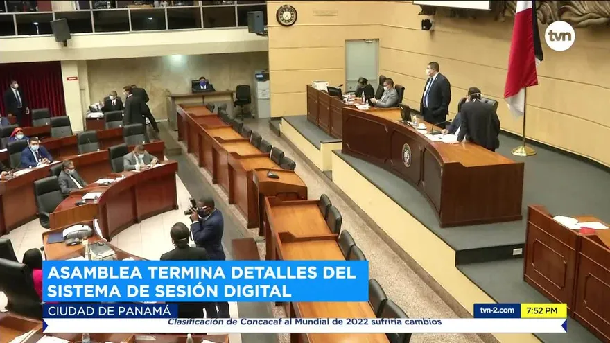 Asamblea ultima detalles del sistema de sesión digital