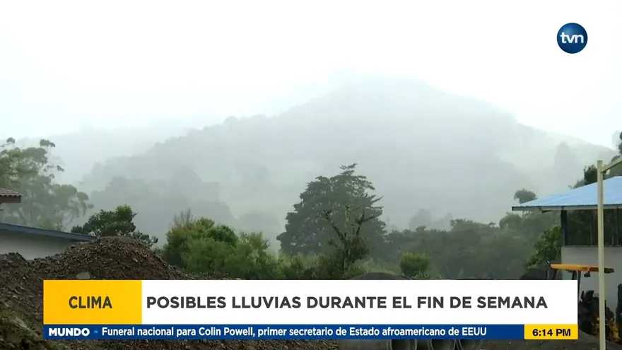 Prepare su paraguas para este fin de semana