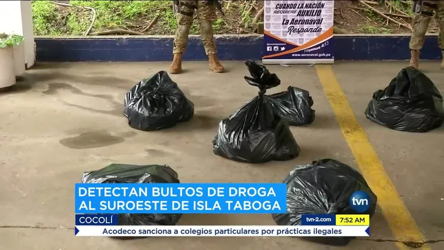 Decomisan droga en isla Taboga