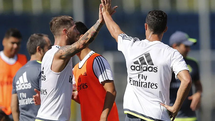 Ramos y CR7.