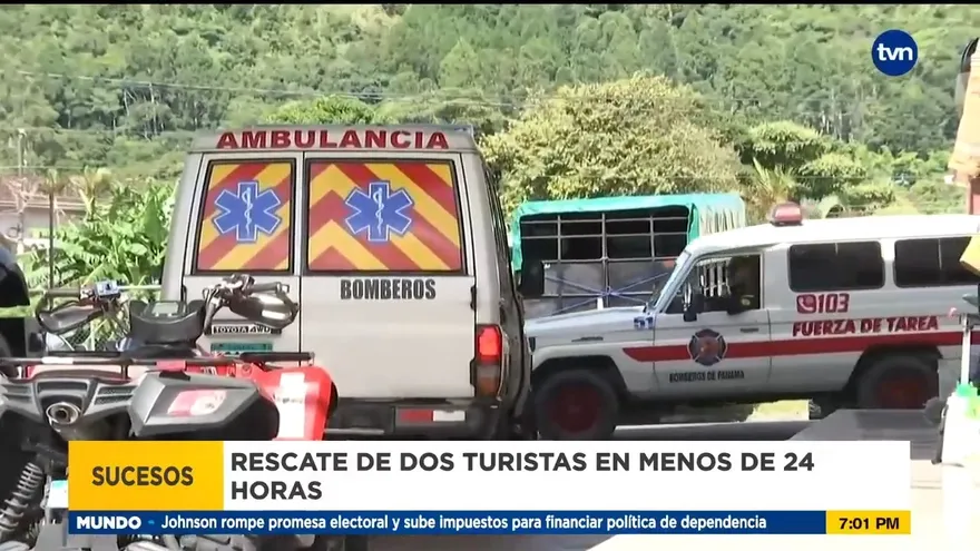 Rescatan a dos turistas en áreas montañosas de Boquete