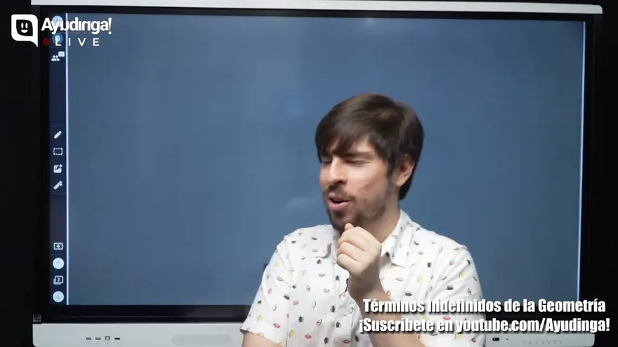 Ayudinga Matemáticas 9° Términos Indefinidos de la Geometría Parte V 5 de agosto de 2020
