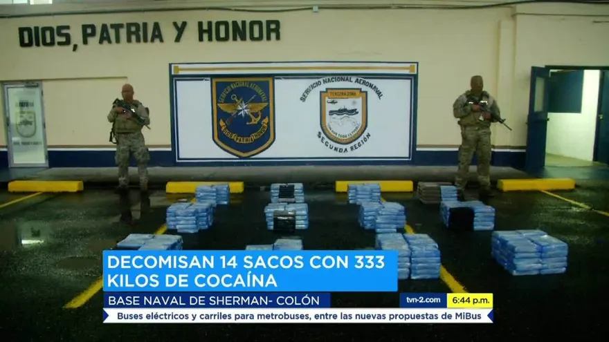 Decomisan gran cantidad de droga en aguas panameñas