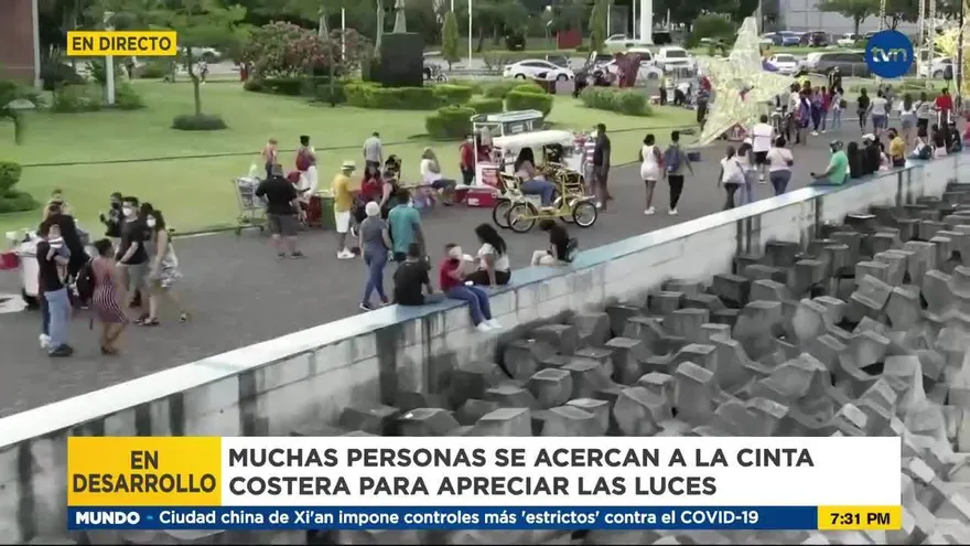 Vendedores en el Mirador del Pacífico