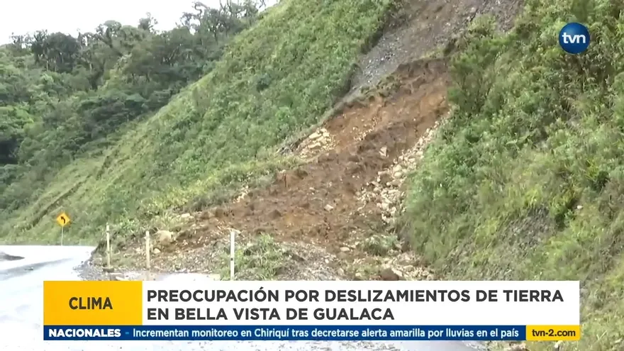 Familias en Chiriquí preocupadas por deslizamientos de tierra