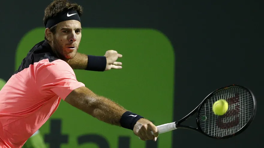 Del Potro luce inmenso al vencer a Raonic en el Masters 1000 de Miami
