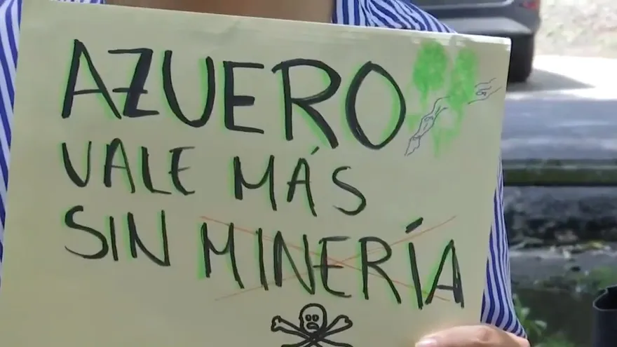 Protestas por nuevo proyecto minero
