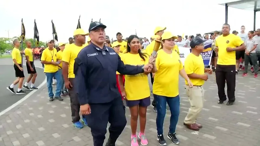 Recorrido de la antorcha de los Juegos Latinoamericanos de Olimpiadas Especiales