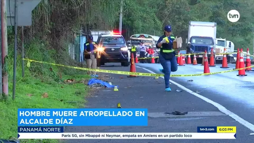 Hombre muere atropellado en Alcalde Díaz