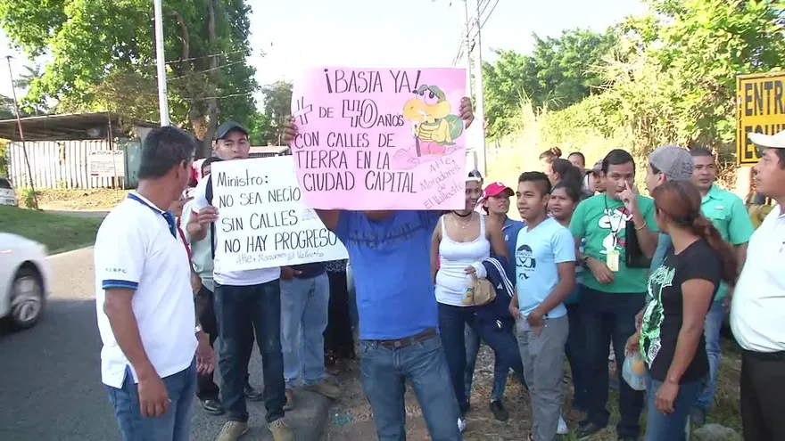 Protesta en El Vallecito, de Las Cumbres