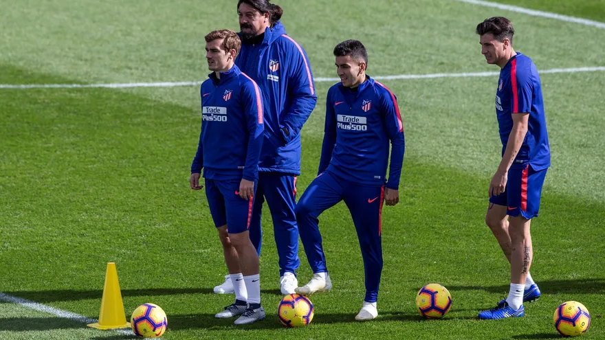 Koke, Godín y Costa, bajas en la convocatoria de 18 para Leganés