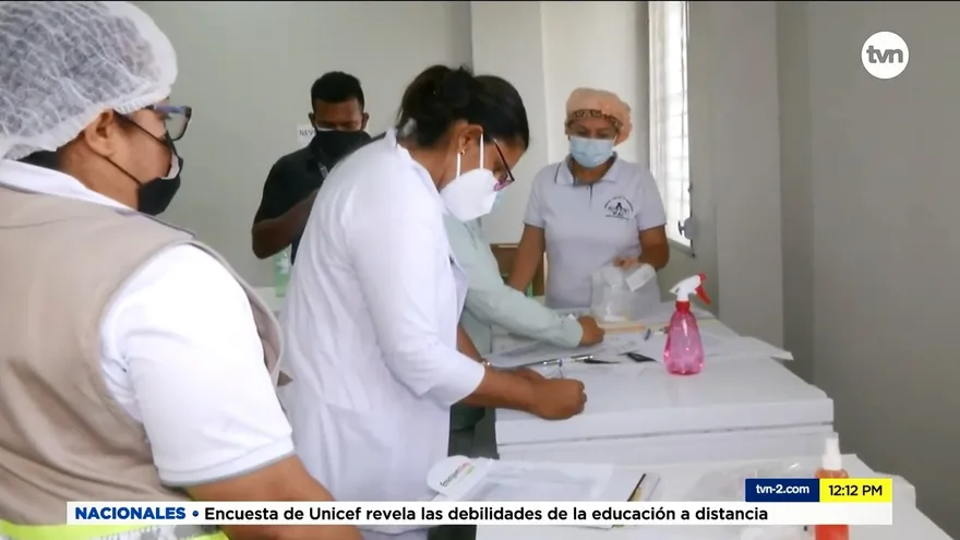 Aplican segunda dosis de vacunas contra la Covid en Coclé