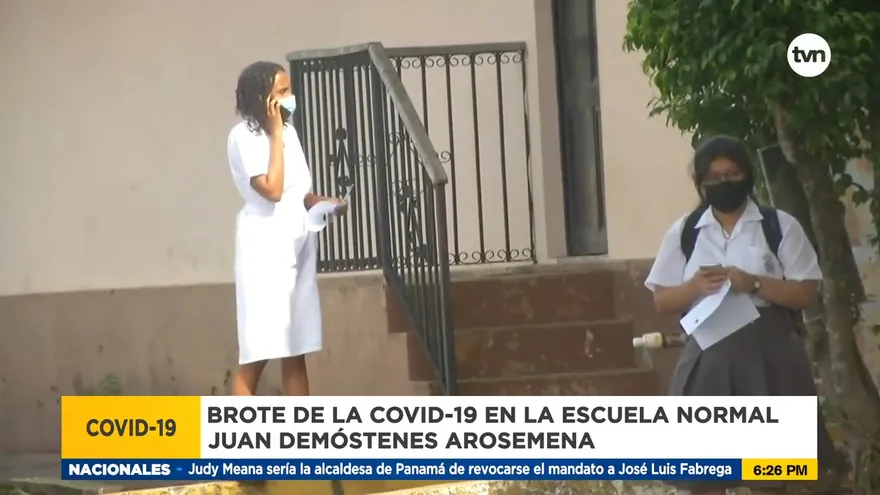 Brote de Covid en la Escuela Normal Juan Demóstenes Arosemena