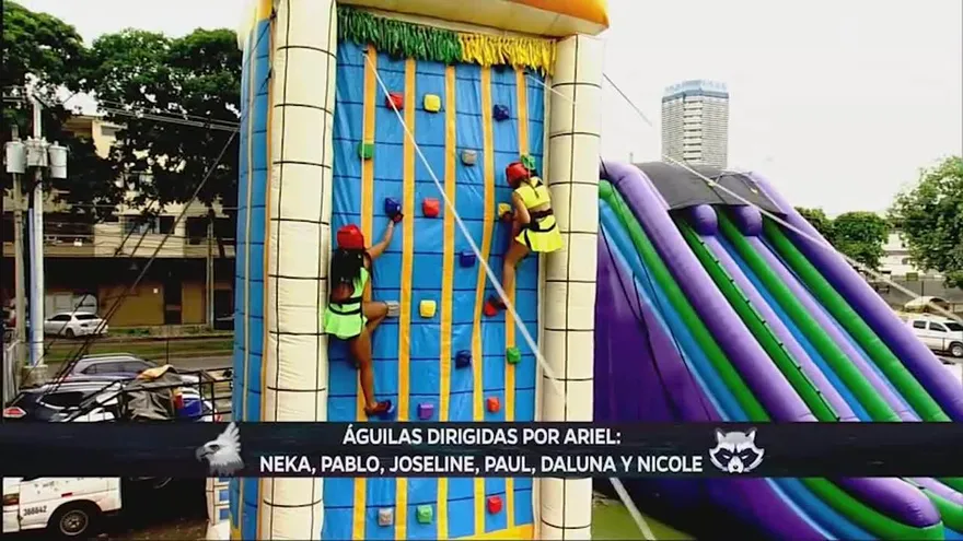 Los Mapaches llegaron con todo a ganarle a las Águilas en el rascacielo