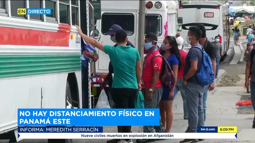 En Panamá Este, los ciudadanos no cumplen con el distanciamiento físico