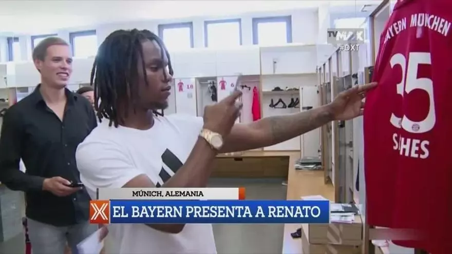 Bayern Múnich presentó a Renato Sánchez