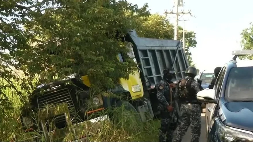 Decomisan un camión cargado de droga en Pacora