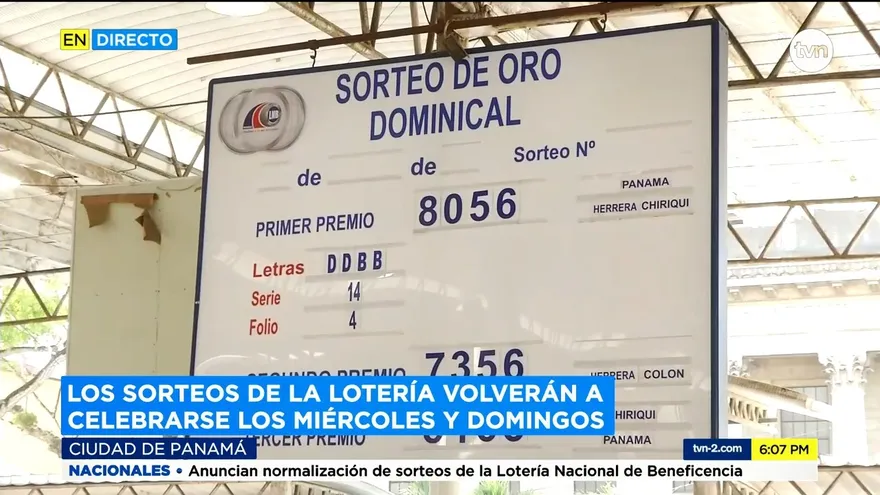 Sorteos de la Lotería volverán a horarios oficiales