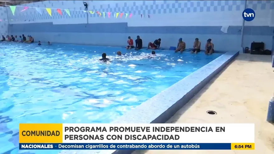 La piscina de Pueblo Nuevo beneficia a niños y adolescentes con discapacidad