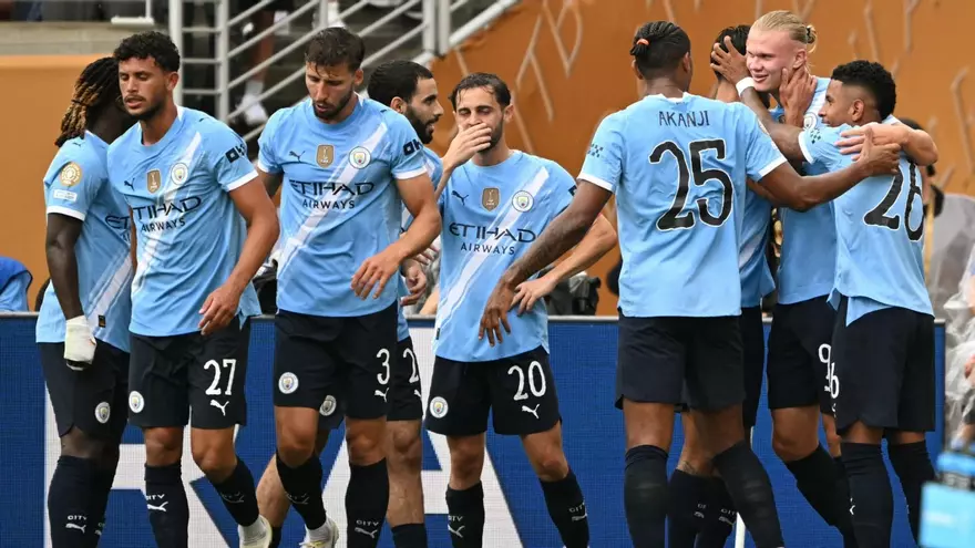 Jugadores del Manchester City