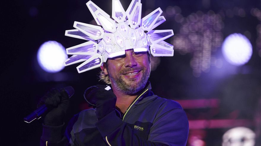 El cantante inglés Jay Kay, líder de la banda inglesa Jamiroquai.