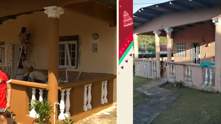 Escuadrón Jelou remodeló una casa