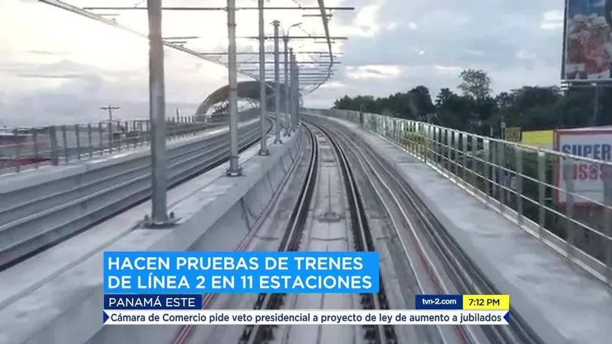 Hacen pruebas de trenes de Línea 2 del Metro en 11 estaciones