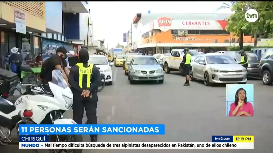 Sorprenden a 11 personas que un restaurante en David durante toque de queda
