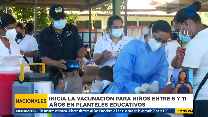En Herrera dio inicio jornada de vacunación en centros educativos