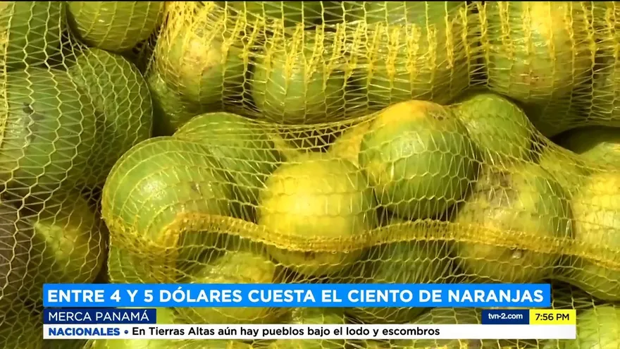Cambiante costo de la naranja